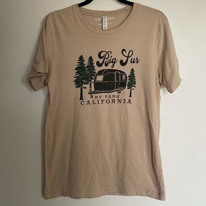 The Parks “Big Sur” Tan Tee - Super Soft! Size M